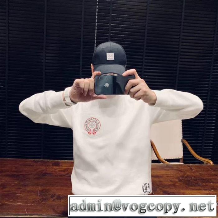 今期注目のブランドトレンド クロムハーツ CHROME HEARTS 長袖Tシャツ 2色可選 男女兼用 2019春夏人気トレンドアイテム