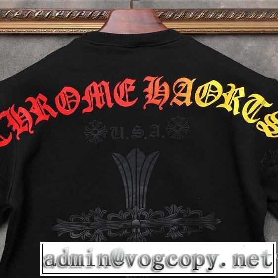 2色可選 男女兼用 今季は特に注目ファション 2019春夏トレンドアイテム クロムハーツ CHROME HEARTS 長袖Tシャツ