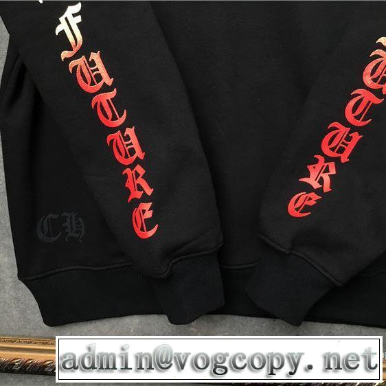 2019年春夏流行ファッション 大人の可愛さを引き立て クロムハーツ CHROME HEARTS 長袖Tシャツ 男女兼用