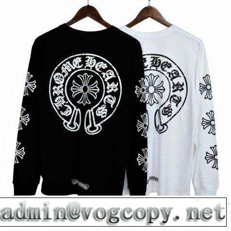  2019春夏は人気定番 クロムハーツ長袖Tシャツブランドの話題の新作も！2色可選 CHROME HEARTS