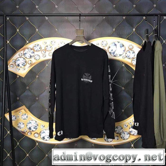  2019限定 男性に人気 長袖Tシャツ CHROME HEARTS クロムハーツ 新作限定早い者勝ち
