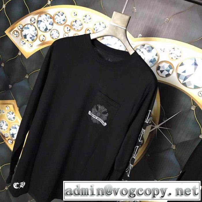 2019限定 男性に人気 長袖Tシャツ CHROME HEARTS クロムハーツ 新作限定早い者勝ち