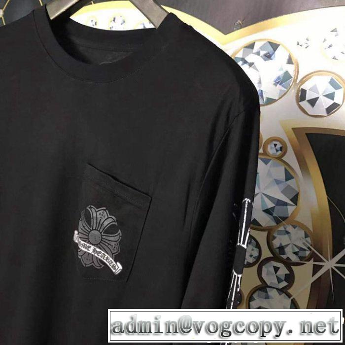 2019限定 男性に人気 長袖Tシャツ CHROME HEARTS クロムハーツ 新作限定早い者勝ち