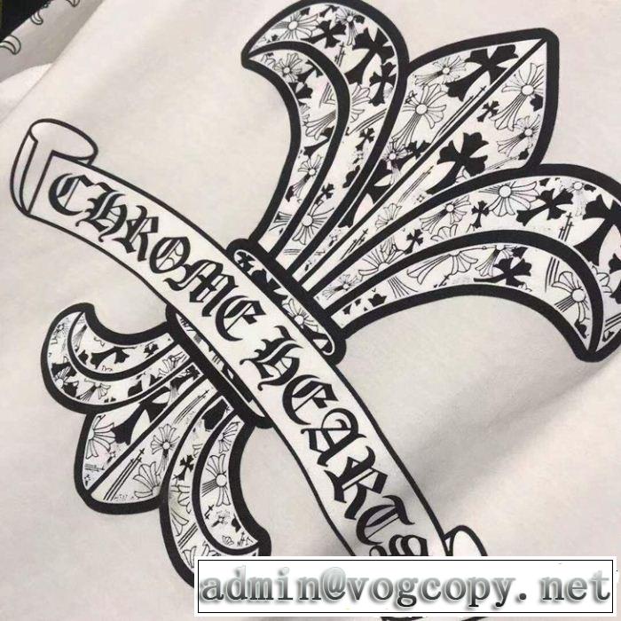 激レア 入手困難クロムハーツ人気話題 2色可選CHROME HEARTS2019夏ファション新品長袖Tシャツ