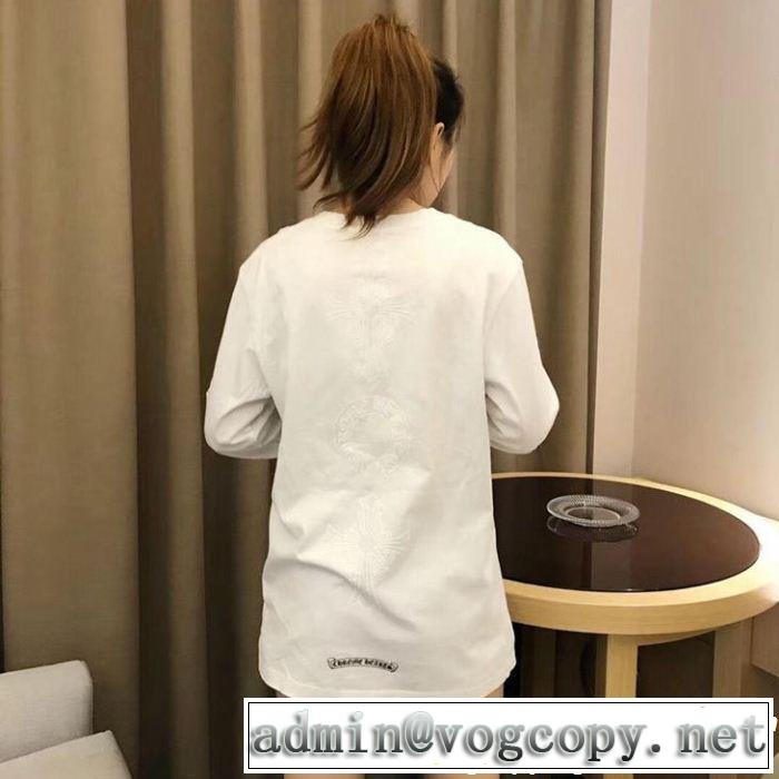 CHROME HEARTS 2019トレンドスタイル！クロムハーツ長袖Tシャツ落ち着きのある 2色可選