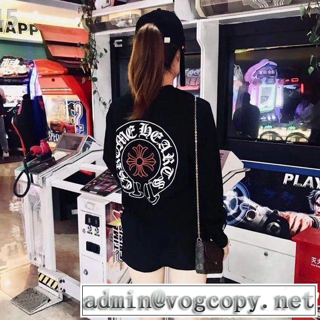  主張性が優れた新作 2色可選 CHROME HEARTS クロムハーツ長袖Tシャツ2019トレンドスタイル！