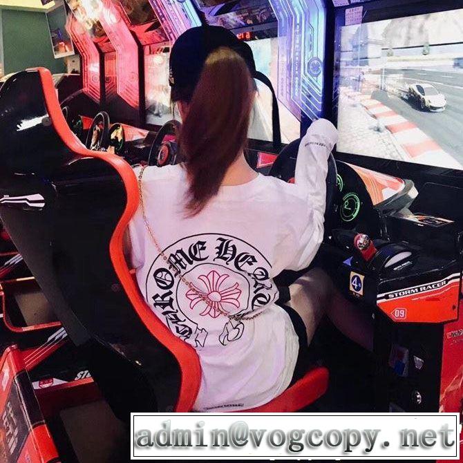 主張性が優れた新作 2色可選 CHROME HEARTS クロムハーツ長袖Tシャツ2019トレンドスタイル！