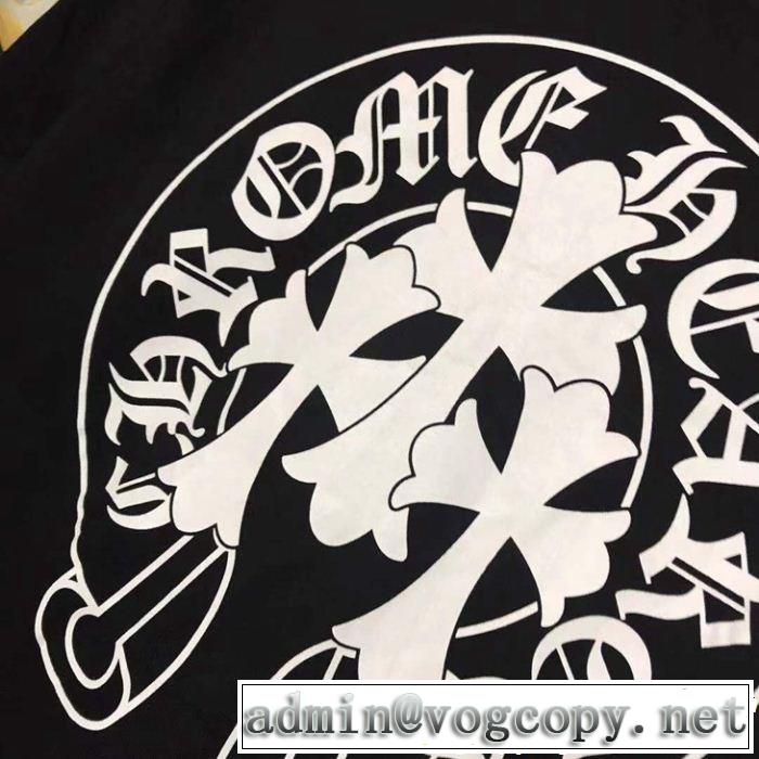 今注目度が上がって 長袖Tシャツ2019年春夏のトレンド CHROME HEARTS クロムハーツ大人っぽさ