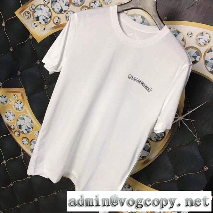 春夏の流行り2019新品 CHROME HEARTS クロムハーツ夏新品完売間近半袖Tシャツ 2色可選