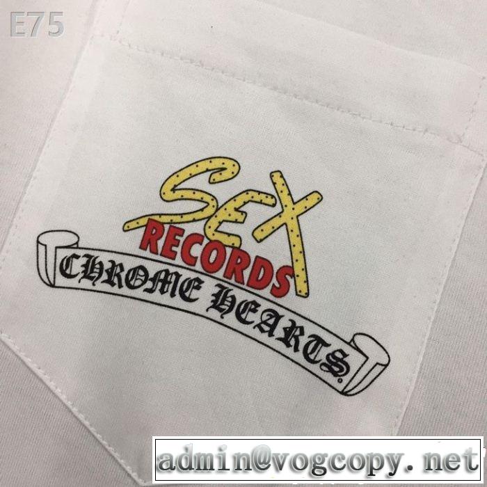 2019年最新ファッションCHROME HEARTS 半袖Tシャツクロムハーツ 2色可選お洒落トレンド人気