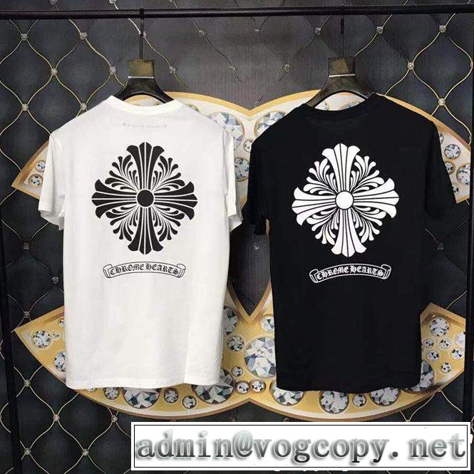  CHROME HEARTS知的な夏のスタイル クロムハーツ2019春夏のトレンド新商品 半袖Tシャツ 2色可選