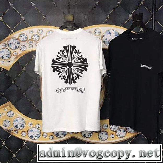 CHROME HEARTS知的な夏のスタイル クロムハーツ2019春夏のトレンド新商品 半袖Tシャツ 2色可選