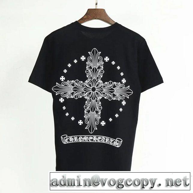  着回し力も抜群です！クロムハーツ半袖Tシャツ 2色可選 CHROME HEARTSおしゃれな夏ファッション2019