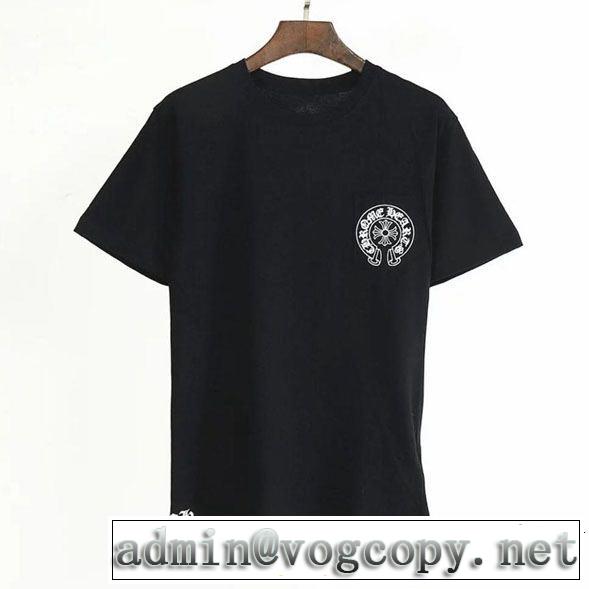 着回し力も抜群です！クロムハーツ半袖Tシャツ 2色可選 CHROME HEARTSおしゃれな夏ファッション2019