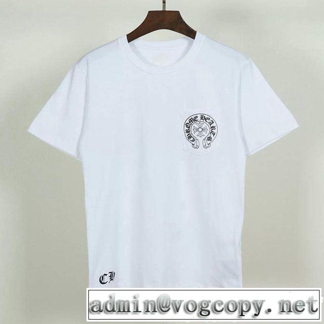 着回し力も抜群です！クロムハーツ半袖Tシャツ 2色可選 CHROME HEARTSおしゃれな夏ファッション2019