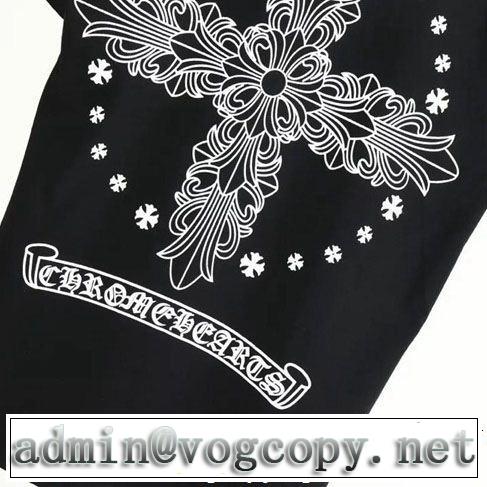 着回し力も抜群です！クロムハーツ半袖Tシャツ 2色可選 CHROME HEARTSおしゃれな夏ファッション2019