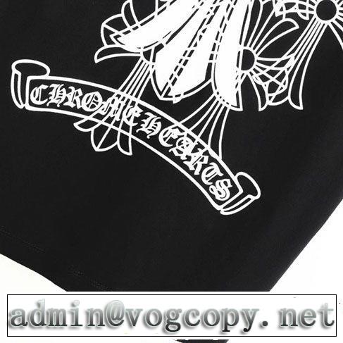 セールで格安 2色可選 CHROME HEARTS 格安SALE クロムハーツ 半袖Tシャツ2019夏ファション新品