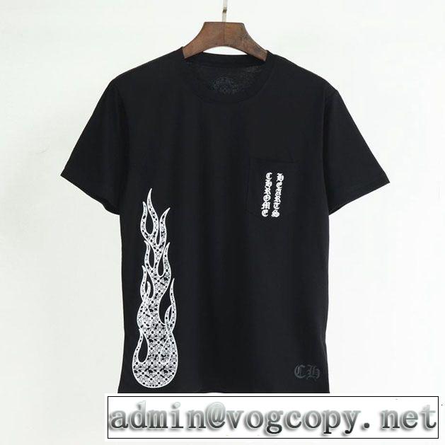  送料込み 希少品 半袖Tシャツ 2色可選19SS新作大人気旬トレンド CHROME HEARTS クロムハーツ