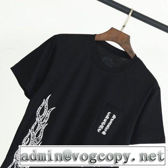 送料込み 希少品 半袖Tシャツ 2色可選19SS新作大人気旬トレンド CHROME HEARTS クロムハーツ