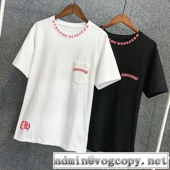 2019春夏も引き続き人気セール 半袖Tシャツ夏キレ味をプラス CHROME HEARTS 2色可選クロムハーツ