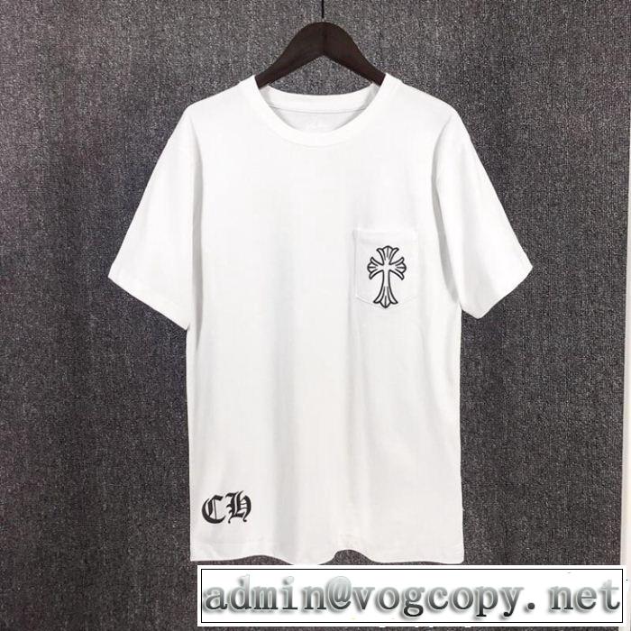 2色可選今っぽく新作アイテム CHROME HEARTS クロムハーツ半袖Tシャツ2019春夏の大注目トレンド