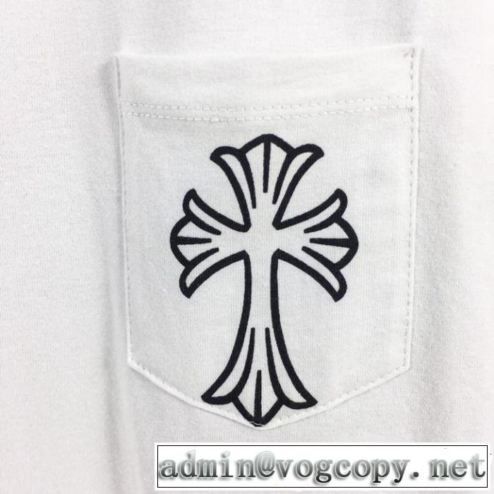2色可選今っぽく新作アイテム CHROME HEARTS クロムハーツ半袖Tシャツ2019春夏の大注目トレンド