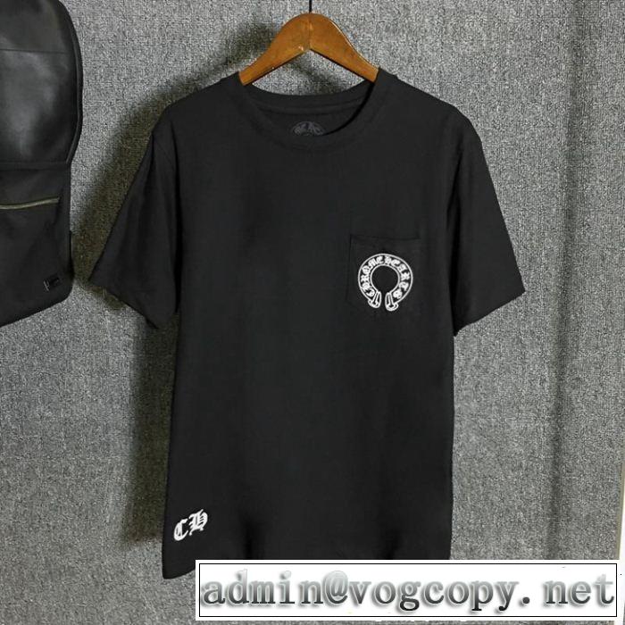 2019年最新ファッション CHROME HEARTS クロムハーツ 今っぽく新作アイテム 半袖Tシャツ 2色可選