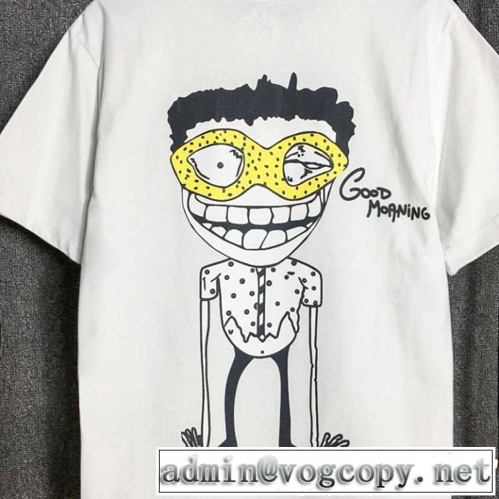 2019年最新ファッション CHROME HEARTS クロムハーツ 今っぽく新作アイテム 半袖Tシャツ 2色可選
