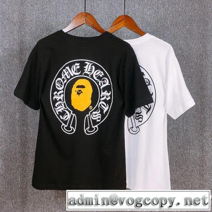 CHROME HEARTS まずは定番！人気アイテム クロムハーツ 半袖Tシャツ【2019年】夏のファッション 2色可選