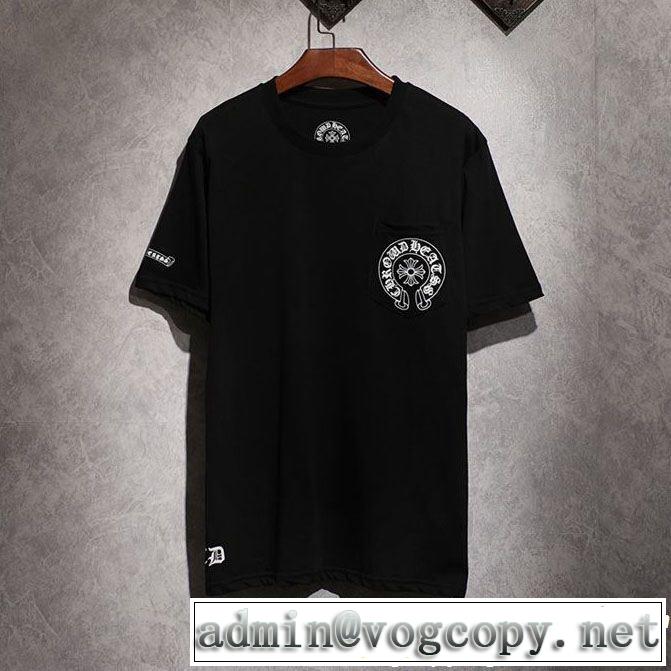 知的な夏のスタイル CHROME HEARTS2019春夏は人気定番 クロムハーツ 半袖Tシャツ 2色可選