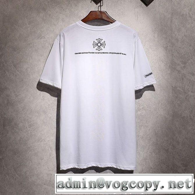 知的な夏のスタイル CHROME HEARTS2019春夏は人気定番 クロムハーツ 半袖Tシャツ 2色可選