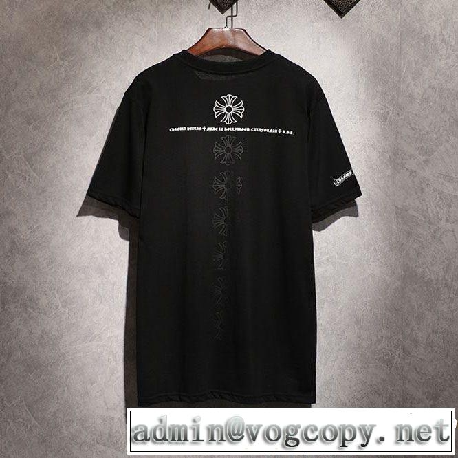 知的な夏のスタイル CHROME HEARTS2019春夏は人気定番 クロムハーツ 半袖Tシャツ 2色可選