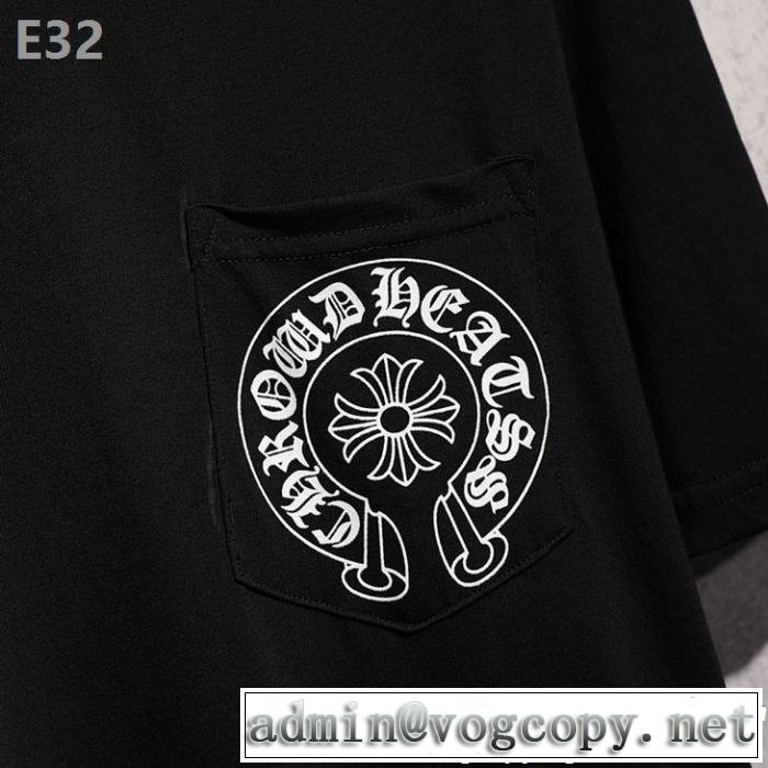 知的な夏のスタイル CHROME HEARTS2019春夏は人気定番 クロムハーツ 半袖Tシャツ 2色可選