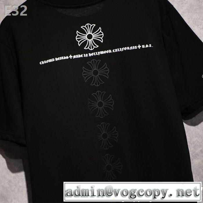 知的な夏のスタイル CHROME HEARTS2019春夏は人気定番 クロムハーツ 半袖Tシャツ 2色可選