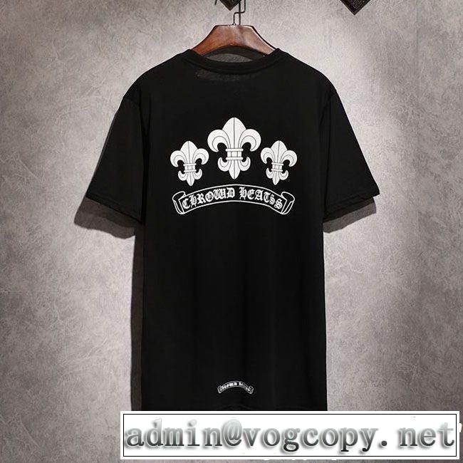 海外セレブは大人気 CHROME HEARTS クロムハーツ2019年春夏シーズンの人気 半袖Tシャツ 2色可選