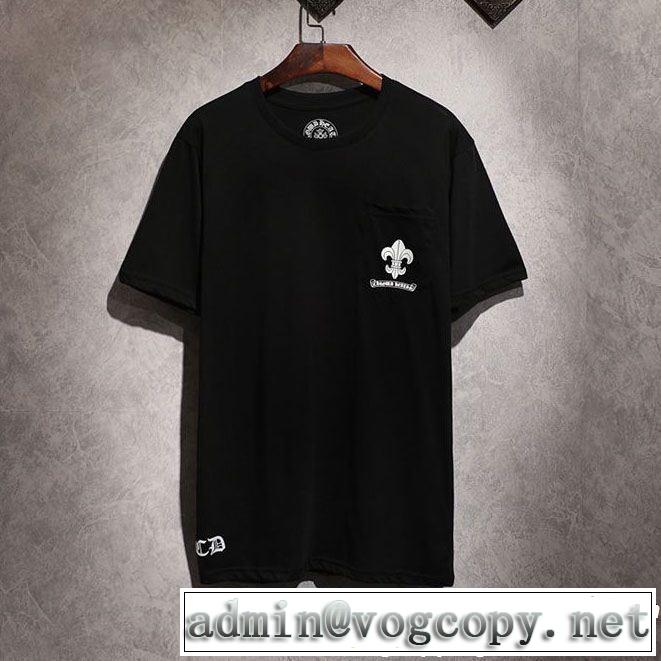 海外セレブは大人気 CHROME HEARTS クロムハーツ2019年春夏シーズンの人気 半袖Tシャツ 2色可選