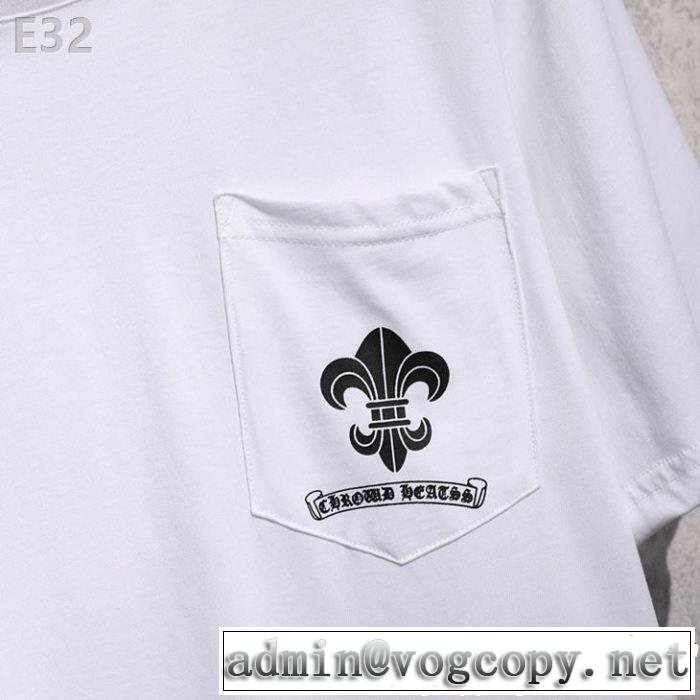 海外セレブは大人気 CHROME HEARTS クロムハーツ2019年春夏シーズンの人気 半袖Tシャツ 2色可選