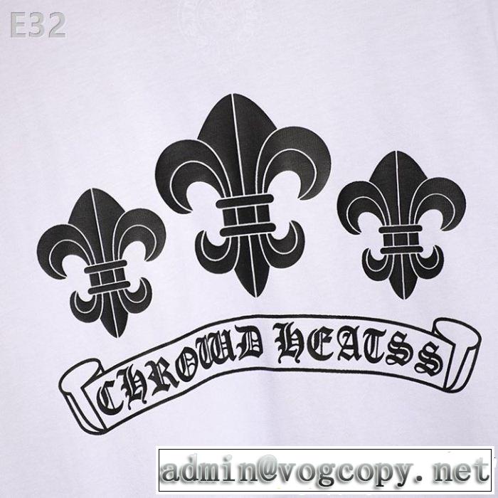 海外セレブは大人気 CHROME HEARTS クロムハーツ2019年春夏シーズンの人気 半袖Tシャツ 2色可選
