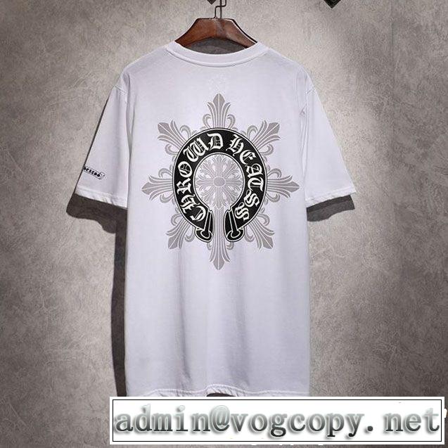キレイめ感が強いCHROME HEARTS 半袖Tシャツ今流行りの最新コレクションクロムハーツ2色可選