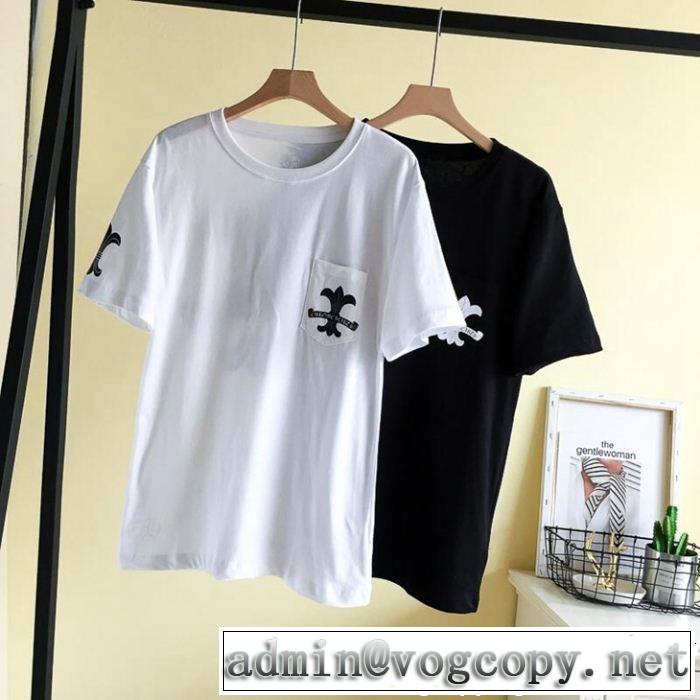 2019年春夏シーズンの人気クロムハーツCHROME HEARTS大人カジュアル上手に 半袖Tシャツ 2色可選