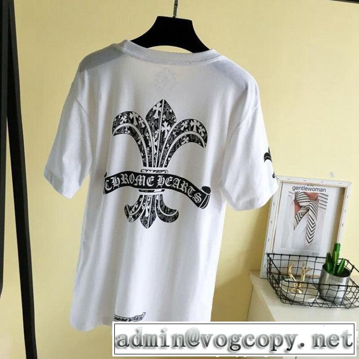2019年春夏シーズンの人気クロムハーツCHROME HEARTS大人カジュアル上手に 半袖Tシャツ 2色可選