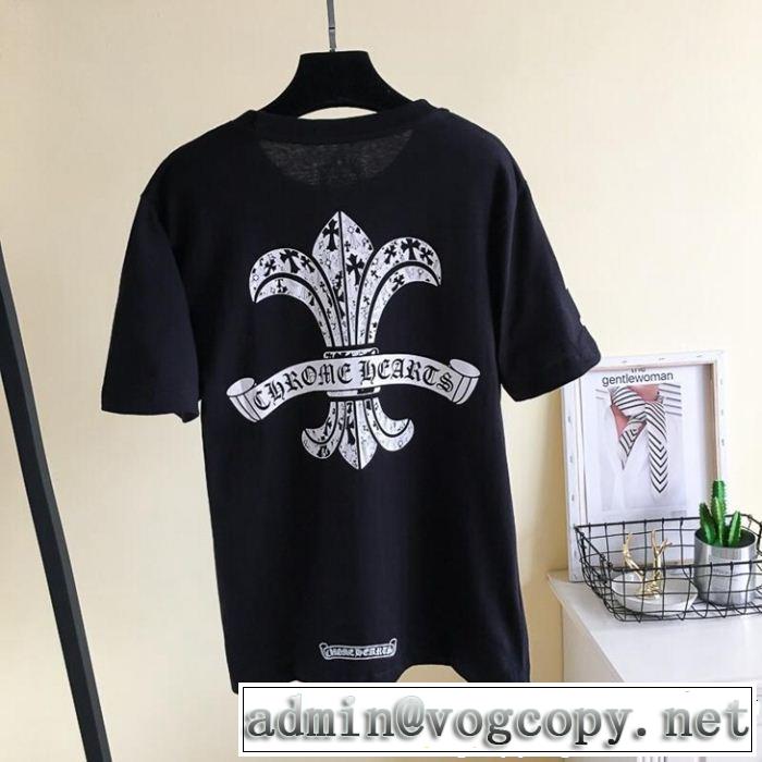 2019年春夏シーズンの人気クロムハーツCHROME HEARTS大人カジュアル上手に 半袖Tシャツ 2色可選