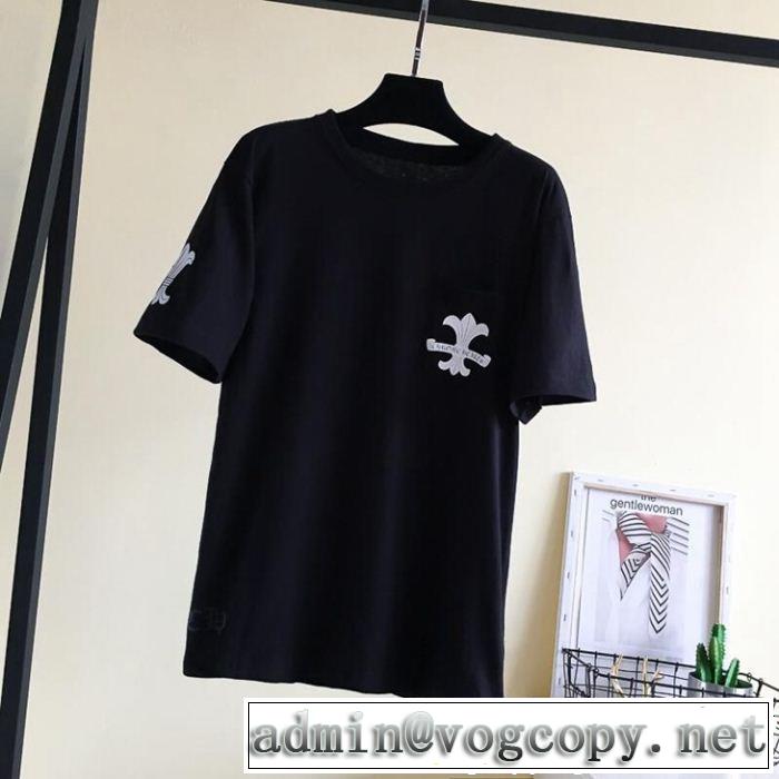 2019年春夏シーズンの人気クロムハーツCHROME HEARTS大人カジュアル上手に 半袖Tシャツ 2色可選
