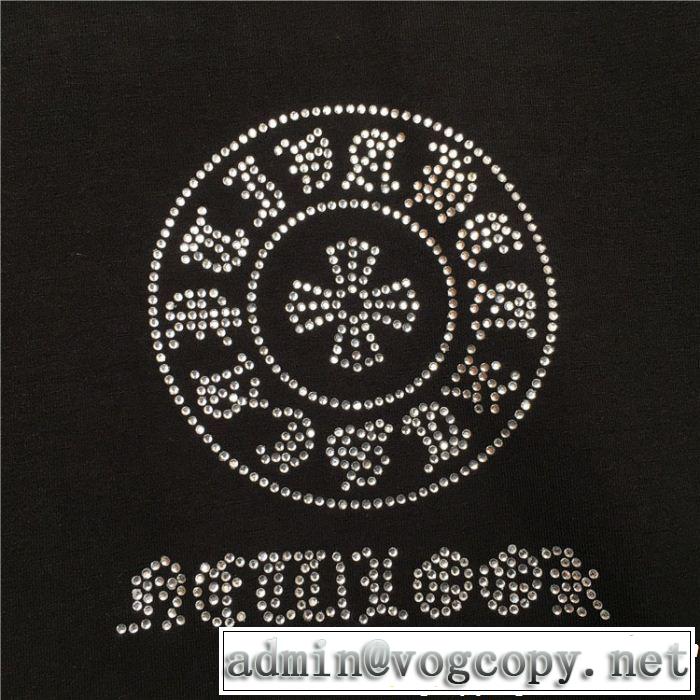 クロムハーツ今流行のストリート上品 CHROME HEARTS 半袖Tシャツ2019限定 男性に人気