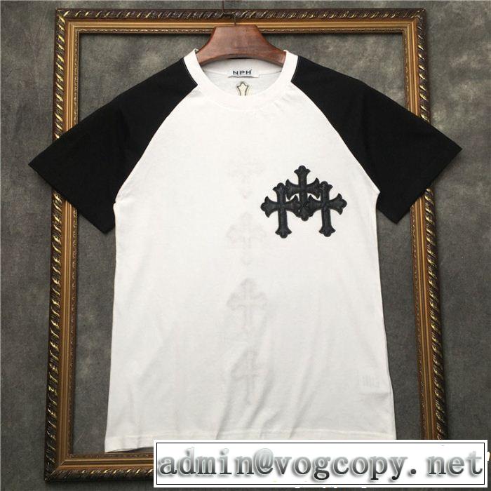  半袖TシャツクロムハーツVIP 先行セール2019年夏 2色可選最 CHROME HEARTS お洒落な印象に