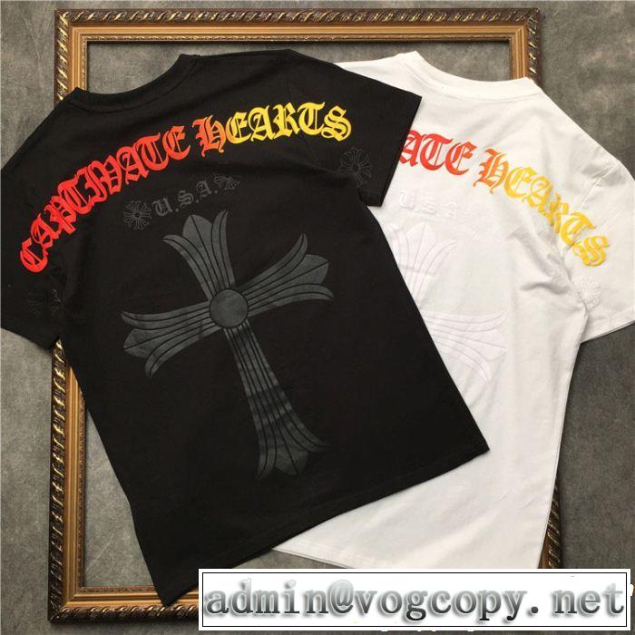  CHROME HEARTS正規品保証19春夏 2色可選 クロムハーツ 新商品☆完売必至 半袖Tシャツ