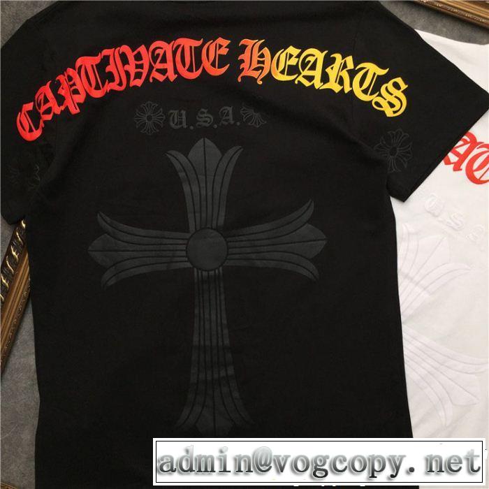 CHROME HEARTS正規品保証19春夏 2色可選 クロムハーツ 新商品☆完売必至 半袖Tシャツ