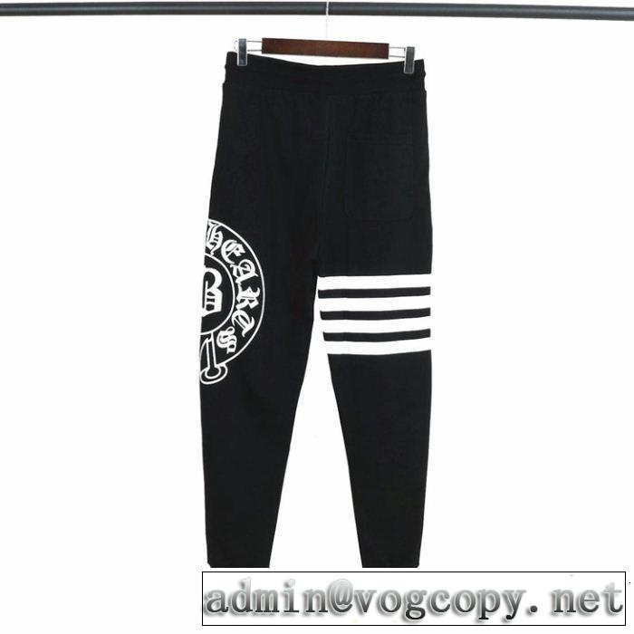 スエットパンツクロムハーツ 2019年最新ファッションCHROME HEARTS 伸縮性に優れている大人っぽく着こなし