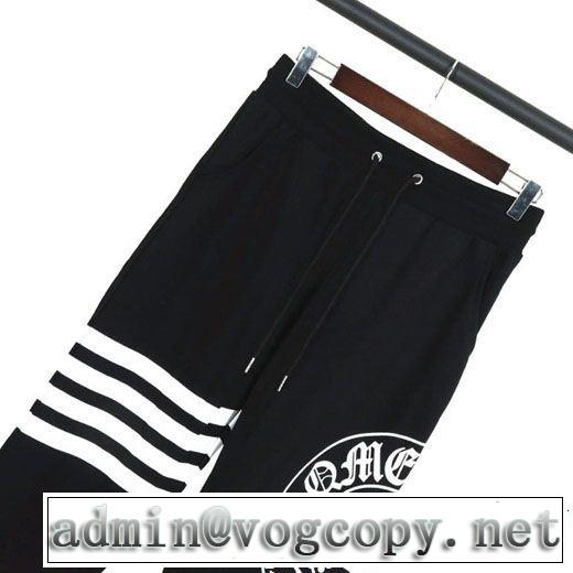 スエットパンツクロムハーツ 2019年最新ファッションCHROME HEARTS 伸縮性に優れている大人っぽく着こなし