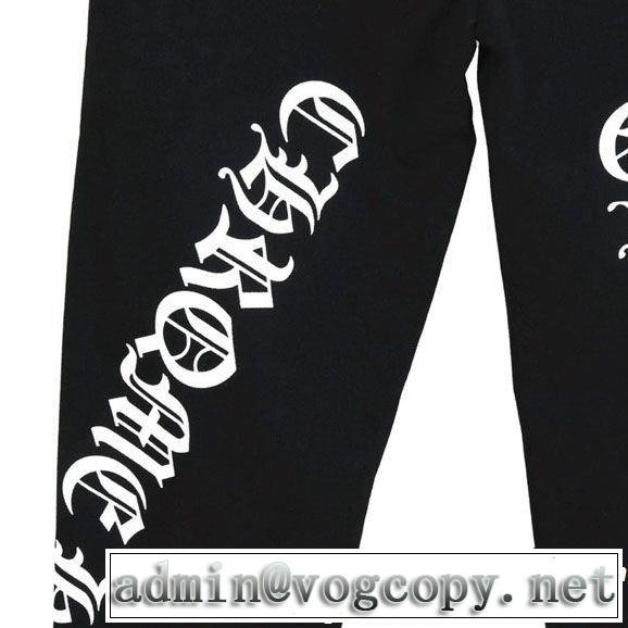 【2019年】夏のファッション CHROME HEARTS キレイめ感が強いスエットパンツ伸縮性に優れているクロムハーツ